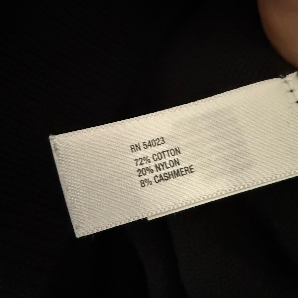 Gap full length black cashmere cotton blend button up cardigan medium - Picture 4 of 4
